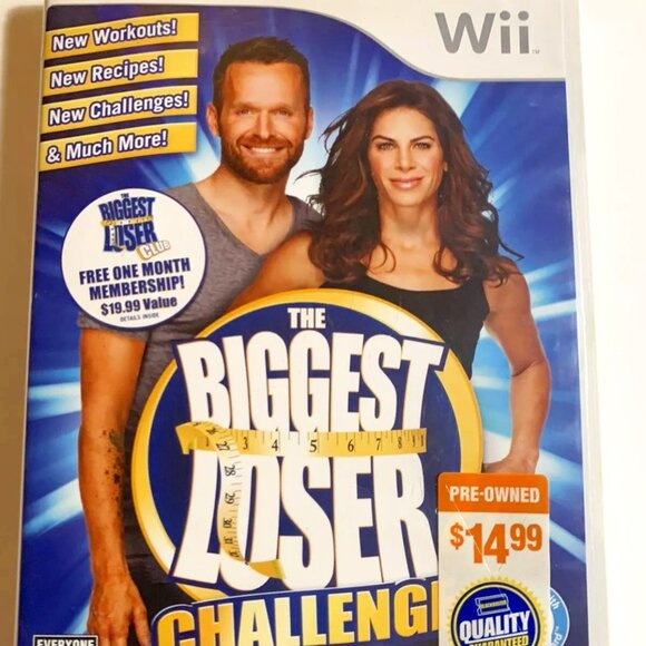 The Biggest Loser Challenge - Nintendo Wii - Video Game - COMPLETE WITH MANUAL - Picture 1 of 3
